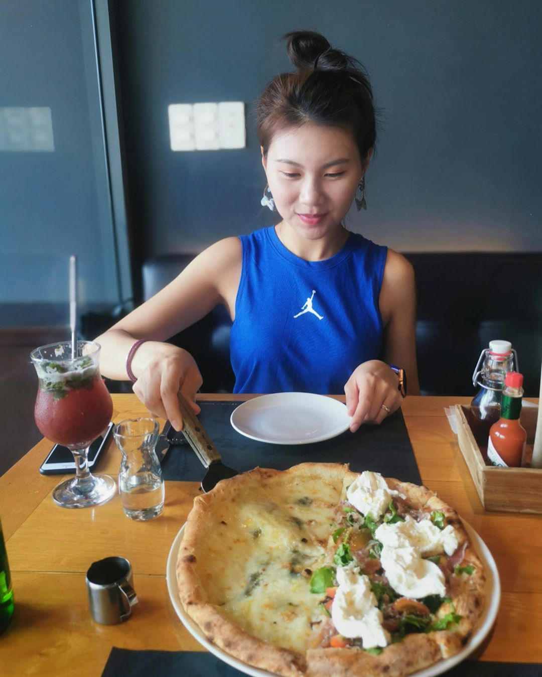 Pizza 4P’s Kiểu Nhật ở Đà Nẵng với không gian rộng rãi, sang trọng